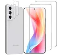【2 + 2 pièces】 Film de protection d'écran en verre blindé pour Samsung Galaxy S21 FE 5G, résistant à l'usure, film de protection d'écran pour Samsung S21 FE, haute clarté, haute résolution
