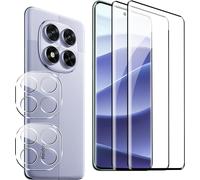 2+2 Pieces Film For Xiaomi Note 14 Pro 5g/Poco X7 5g Tempered Glass, Camera Protection And Glass Protection Film, 9h Hardness, Hd Screen Protector