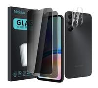 [2 + 2 pièces] Protection D'écran Anti-Espion pour Samsung Galaxy A05S 2 Pièces Privacy Film Protection et 2 Pièces Caméra Arrière Double Protection,Écran Privé Protecteur