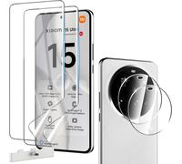 2+2 Pieces Screen Protector For Xiaomi 15 Ultra, With 2 Rear Camera Protectors, Scratch-Resistant And Bubble-Free Tpu Flexible Film Easy To Install Xiaomi 15 Ultra Screen Protector