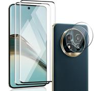 2 + 2 Pieces Tempered Glass For Realme 13 Pro 5g/Realme 13 Pro+ 5g/13 Pro Plus, Screen Protector And Rear Camera Protector, Anti-Scratch 9h Glass, Hd Screen Protector