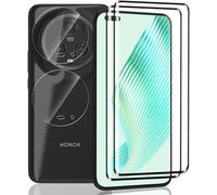[2 + 2 Pieces] Tempered Glass Screen Protector For Honor Magic 5 Pro, 9h Hardness Tempered Glass And Camera Lens Protector, Bubble-Free/Hd Screen Protector For Honor Magic 5 Pro