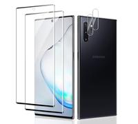 [2+2 Pièces] Verre Trempé Pour Samsung Galaxy note 10 Pouces, 2 * Protecteur d'écran et 2 * Caméra Arrière Protecteur, Dureté 9H Film Protecteur Vitre, Anti-rayures, 3D Incurvé Couverture Complète