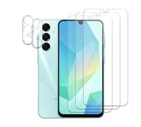 [2+2] Verre Trempé Pour Samsung Galaxy A16 Pouces, 2 Pièces Protecteur d'écran et 2 Pièces Caméra Protecteur d'écran Vitre Protections D'objecti, Dureté 9H Film Protecteur Vitre, Anti-rayures