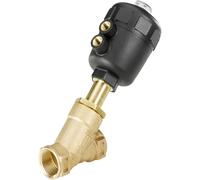 2/2 voies Vanne pneumatique Bürkert 186344 manchon G 2 1/2 Matériau du boîtier Cuivre rouge Matériau isolant PTFE