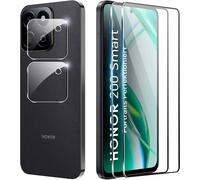 [2 + 2 X Tempered Glass Screen Protectors For Honor 200 Smart 5g, 2 Pieces Tempered Glass Screen Protector + 2 X Camera Protection, Hd 9h Hardness Glass Screen Protector