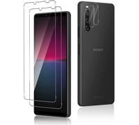 [2 + 2 X Tempered Glass Screen Protectors For Xperia 10 Iv 5g + Rear Camera Protection, [9h Hardness] Bubble-Free, Scratch-Resistant, Hd Ultra Resistant Tempered Glass Screen Protector