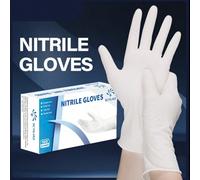 2/20/50/100 pièces Gants jetables en nitrile sans poudre, gants de nettoyage ménager, convenant pour la cuisine, la salle de bain, le nettoyage, la manipulation des aliments, le tatouage, la beauté, l