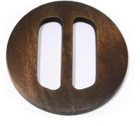 2/20 pièces taille intérieure 50 mm boucle de ceinture en bois beige pour dames femmes manteau coupe-vent sangle de sac sangle boucles de taille pince pour foulard en soie-café profond-taille unique