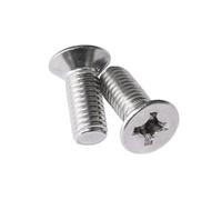 2-200 pièces M1/M1.2/M1.4/M1.6/M2/M2.5/M3/M3.5/M4/M5/M6/M8/M10 acier inoxydable 304 vis allongée à tête enfoncée et fessure cruciforme, M8x80mm