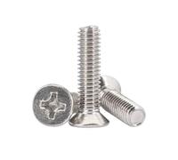 2-200 pièces M3-M10 type-KM acier inoxydable empreinte cruciforme tête fraisée vis à machine, M5x50mm(20 pièces)