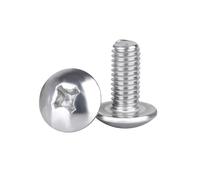 2-200 pièces M3/M4/M5/M6/M8 acier inoxydable 304 vis de machine à grande tête plate et fessure cruciforme, M4x55mm
