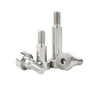 2-20pcs M2/M2.5/M3/M4/M5/M6/M8/M10 Vis à roulement à rouleaux à épaule à tête cylindrique à six pans creux en acier inoxydable, D5xM4x4mm