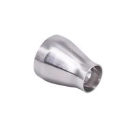 2.25" to 1.5" OD Butt Weld Reducer - SUS 304/316 Stainless Steel Sanitary Pipe Fitting(63mm-57mm)
