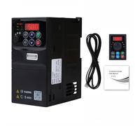 2.2KW Variateur de frequence 220V Entrée monophasée 220v Sortie triphasée 230v Variateur de fréquence Tableau de commande amovible modèle V3-222EE (avec câble d'extension de 1.5m)