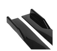 2.2M Jupes Latérales Extension Panneaux À Bascule Séparateurs Lèvres pour Chevy pour Chevrolet pour Camaro SS 2000-2022 Accessoires Jupes Latérales Diffuseur À Bascule(Le Noir)