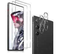 2+2pcs Tempered Glass for Redmagic 10 Air with Camera Lens Protector,9H Hardness Glass Screen Protector,HD Anti-Scratch Film,Bubble-Free