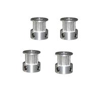 2/3/4/5/10 pièces poulie d'imprimante 3D poulie de distribution en aluminium 2GT 16 dents alésage 6.35mm poulie for 2GT largeur de courroie 6/10mm GT2 16T(4pcs 6mm)