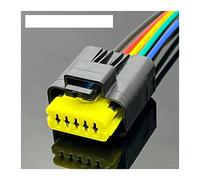 2 3 4 5 6 broches FCI CON-391 clignotant FO lampe prise faisceau de câbles voiture électrique connecteur étanche compatible avec Re~ault Peugeot Citroen ( Color : 5Pin Female , Size : 1 Pc with 15cm W