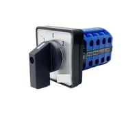 2/3/4/5 Position 20A 4 pôles électrique universel commutateur à came rotatif Contacts argentés YMW26 LW26-20/4 1 pièces(Black)