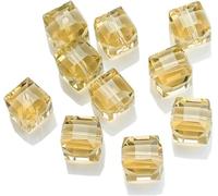 2/3/4/6/8/10 MM perles carrées en verre Cube entretoise perles de cristal bleu en vrac-58-8mm 45 pièces