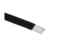 2/3/4 pièces 3/5/10/20m Fil électrique câble d'extension Flexible de Calibre 18 20 22 for connecteur Bande(4Pin Black,3m 18 AWG)