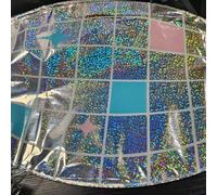 2/3/4 pièces Ballons en feuille de boule disco arc-en-ciel, ballons laser argentés, bleus et roses 4D, 22 pouces, dernière décoration de fête disco, fournitures de fête d'anniversaire , décoration de