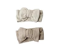 2/3/4 pièces tricoté chaud bandeau hiver tricot torsion arc bandeaux large Turban Double nœud Pour Hiver(2pcs)