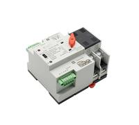 2/3/4P 100A 110V/220V Mini ATS commutateur de transfert automatique sélecteur double interrupteur d'alimentation PV solaire Rail DIN(2P,110V)