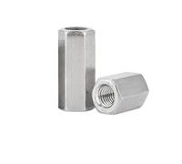 2/3/5pc M3 M4 M5 304 A2 Acier Inoxydable Hexagone Extension Longue Tige Allongée Connecteur Manchon De Joint Écrou D'accouplement Tubulaire(M3x6x8-5pcs)