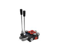 2/3 bobine 11GPM 3600PSI soupape de commande hydraulique directionnelle Double effet utilisation appropriée for moteur de cylindre hydraulique de pompe Durabilité, Efficacité(2 Spool 1 Controller)