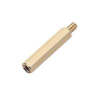 2-30 pièces M3 M4 Hex mâle à femelle entretoise en laiton de goujon Hexagonal creux longueur 6mm(10pcs M4x12)