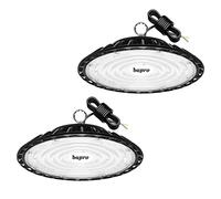 2 * 300W Projecteur LED Interieur UFO High Bay Light,IP65.Blanc Froid 6000K LED Projecteur Interieur UFO Spot high bay lumière d'entrepôt, pour l’éclairage de Garage Atelier