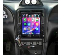 2+32G 2 Din Android 14 Autoradio Multimédia avec sans Fil CarPlay Android Auto pour Ford Mustang 1994-2004, 9,7 Pouces écran Tactile Radio Stéréo avec Navigation GPS SWC Mirror Link Bluetooth Wi-FI