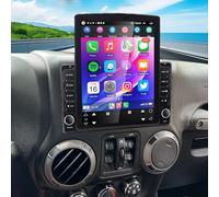 2+32G 2 Din Android 14 Autoradio Multimédia avec sans Fil CarPlay Android Auto pour Jeep Wrangler JK 2007-2017, 9,7 pouces écran Tactile Radio Stéréo avec navigation GPS SWC Mirror Link Bluetooth WiFi