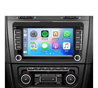 2+32G Android 13 Autoradio pour VW Scirocco 2008-2017 avec sans Fil CarPlay Android Auto, 7 Pouces Radio Stéréo avec Navigation GPS Bluetooth Wi-FI FM RDS Caméra de recul Incluse