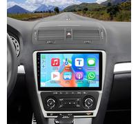 2+32G Android 14 Autoradio Compatible avec Skoda Octavia II 2004-2013 avec sans Fil CarPlay Android Auto 10 Pouces Radio Stéréo avec Navigation GPS Bluetooth Wi-FI SWC FM RDS Mirror Link