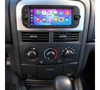 2+32G Android 14 Autoradio Multimédia avec sans Fil CarPlay Android Auto pour Jeep Cherokee 2001-2007, 6,86 Pouces écran Tactile Radio Stéréo avec Navigation GPS FM RDS SWC Mirror Link écran partagé
