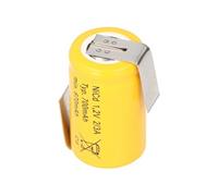 Mexcel 2/3A-ZLF Pile rechargeable spéciale 2/3 A cosses à souder en Z NiCd 1.2 V 670 mAh