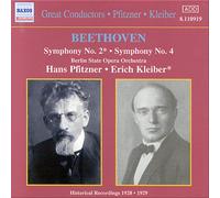 ベートーヴェン:交響曲第2番, 第4番(クライバー/プフィッツナー)(1928-1929)