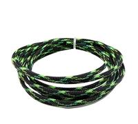 2/4/6/8/10/12/14/16/20/25/30/40mm Expandable Insulated Braided Sleeving Tight Wire Gland Protection Cable Sleeve(Black Cross,12mm,5 meters)