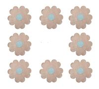 2/4/6/8pcs Spring Flower Waterproof Wipeable Faux Leather Table Mats for Kitchen/Dining/Party and Indoor and Outdoor(Color-08)