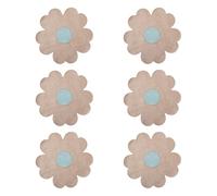 2/4/6/8pcs Spring Flower Waterproof Wipeable Faux Leather Table Mats for Kitchen/Dining/Party and Indoor and Outdoor(Color-06)
