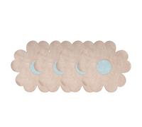 2/4/6/8pcs Spring Flower Waterproof Wipeable Faux Leather Table Mats for Kitchen/Dining/Party and Indoor and Outdoor(Color-04)