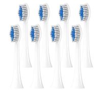 2/4/8/12/20 têtes de brosse souples, compatibles avec les brosses à dents électriques Philips, recharges for modèles 1100 et 2100(White-8 Pcs)
