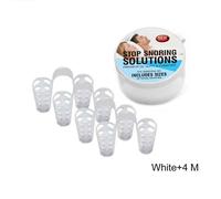 2/4/8 Pcs/Set Solution De Ronflement Anti-Ronflement Dispositifs Anti-Ronflement Évents De Nez Nasal Dilatateurs Pour Un Meilleur Sommeil Aide Au Sommeil - Type White 4m