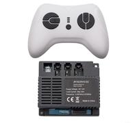 2,4 GHz Kit de commande radio JR1922RXS-D2 12 V avec récepteur et télécommande pour enfants Ride On voitures, boîtier en métal ABS robuste, taille standardisée comme pièce de rechange pour électrique