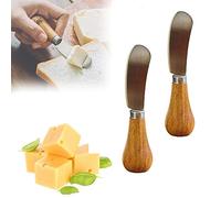 2/4 Pcs Mignon Debout Couteau À Beurre, Épandeur De Fromage En Acier Inoxydable, Couteaux À Beurre De Fromage À La Crème Multifonctionnels, Confiture De Beurre De Cacahuète Couteau À Tartiner (2 Pcs)
