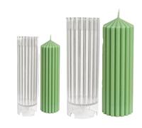 2/4 PIÈCES Bougie Moule En Silicone Boule Tissée Spirale Géométrie Cylindrique Pour Fabrication de Bougies(2 pcs White06)
