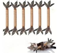 2/4 pièces Jouets à mâcher pour chats faits main, fabriqués en matériaux durables, excellents pour la santé dentaire et le temps de jeu des chats. Ces jouets comprennent des bâtons à mordre et des bât